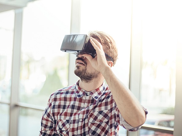 Virtual reality crop